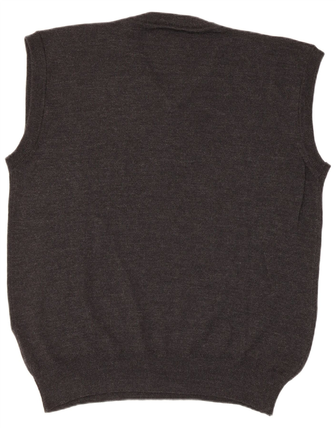 Vintage hombres chaleco tanque top grande gris Argyle/Diamond