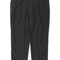Marks & Spencer Pantalón de traje cónico para hombre W42 L29 Poliéster gris