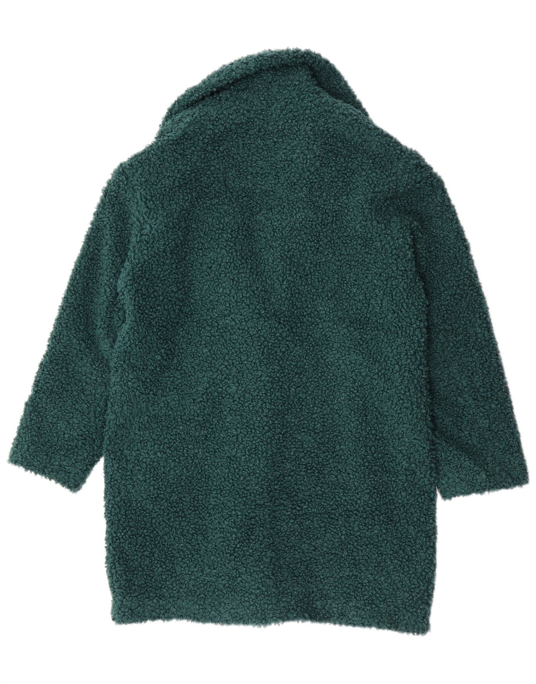 Marks & Spencer Abrigo polar para mujer UK 40 Poliéster verde medio