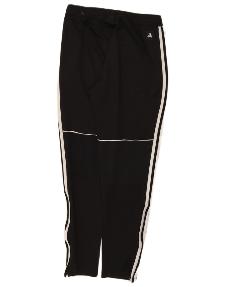Adidas Pantalones de chándal para mujer UK 12 Medium Negro Poliéster
