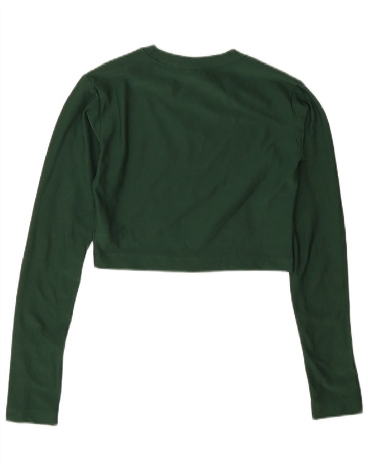 Nike Crop Top Manga Larga Niñas 12-13 Años Grande Verde Poliéster