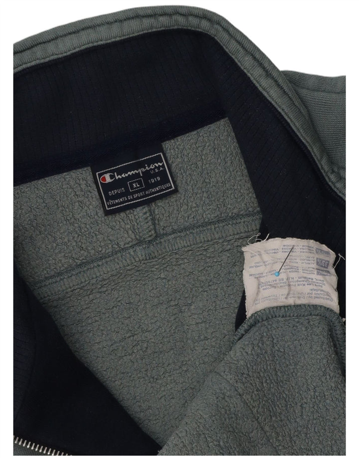 Champion Chaqueta De Chándal Para Hombre XL Algodón Azul