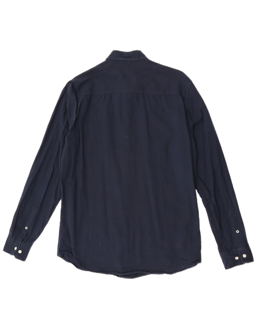 Camisa Jack & Jones Hombre Slim Fit Algodón Azul Marino Medio