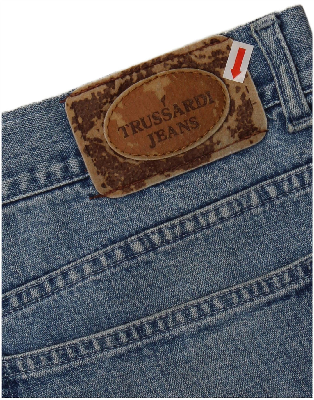 TRUSSARDI Vaqueros cónicos para hombre IT 56 3XL W42 L31 Algodón azul