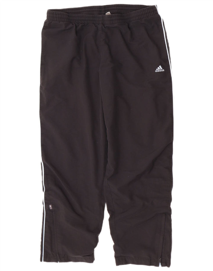 Adidas Pantalones de chándal para mujer ES 40 XL Poliéster negro