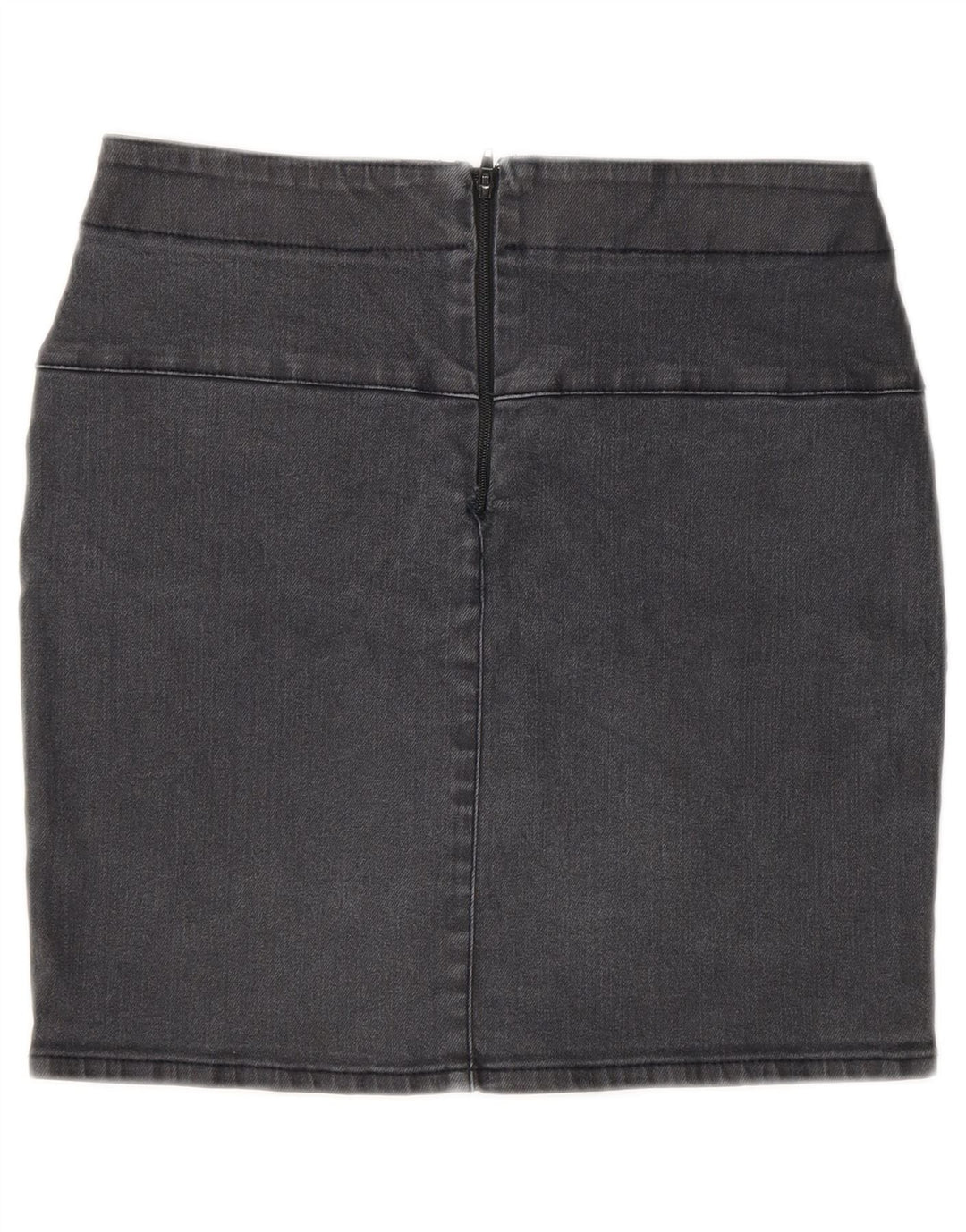 Zara Minifalda Vaquera Mujer EU 36 XS W26 Gris
