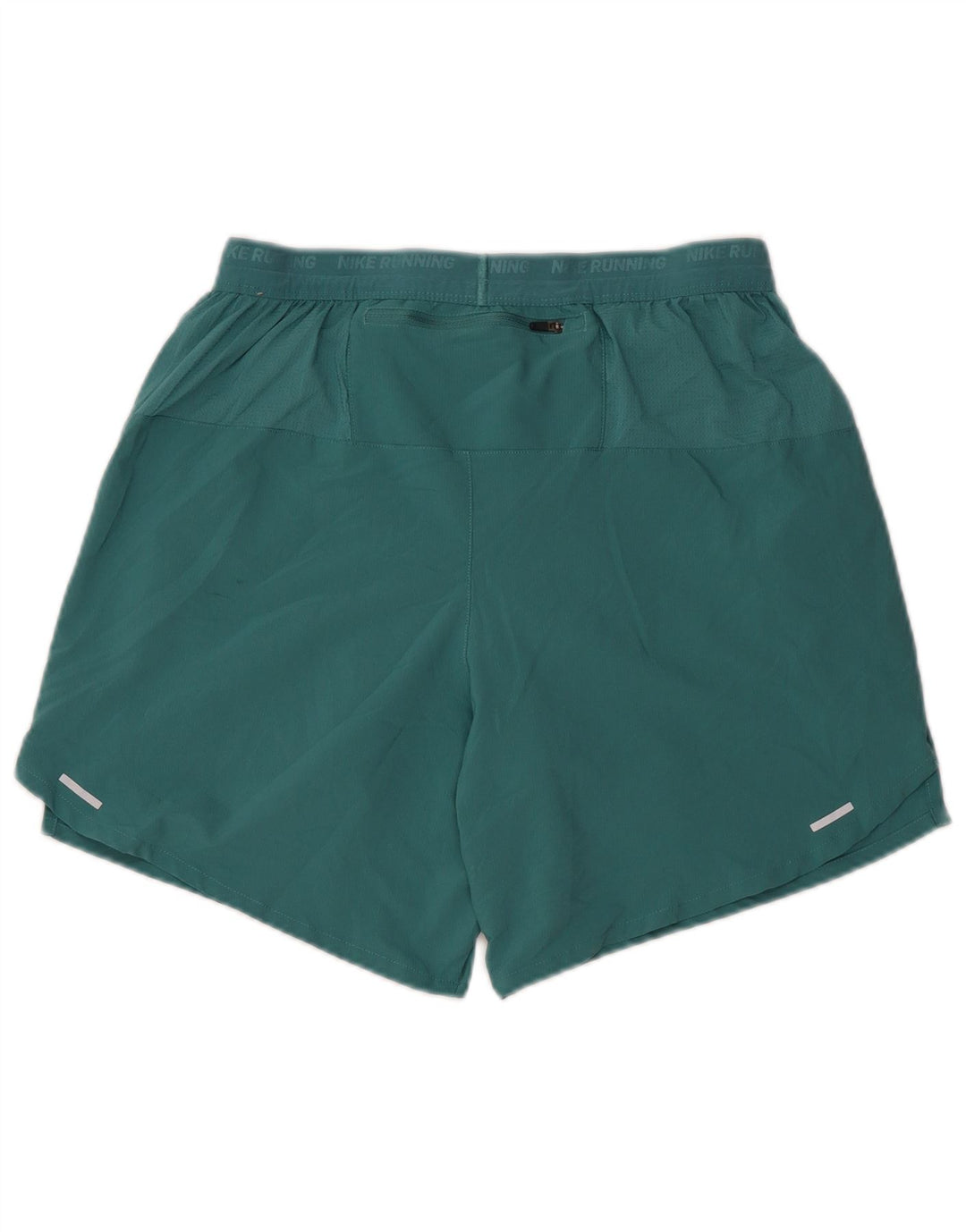 NIKE Pantalones cortos deportivos Dri Fit Graphic para mujer UK 40 Poliéster verde medio