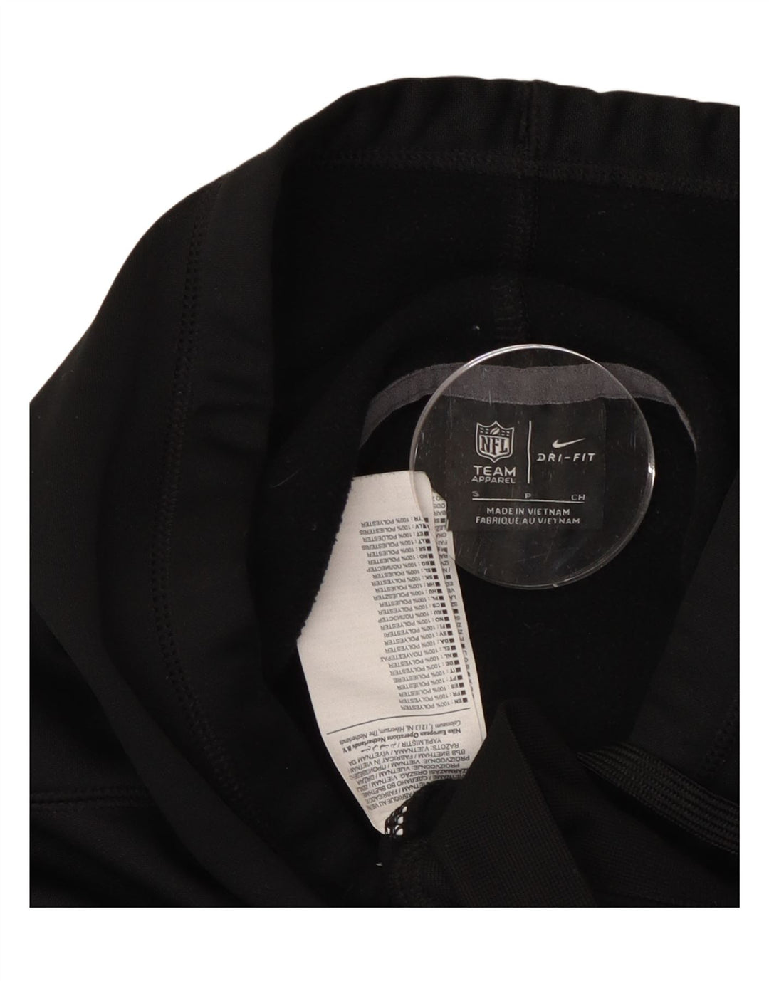 NIKE Las Vegas Raiders - Sudadera con capucha para mujer, talla grande, color negro