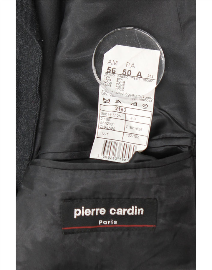 Pierre Cardin Chaqueta tipo blazer de 3 botones para hombre IT 50 Lana gris grande