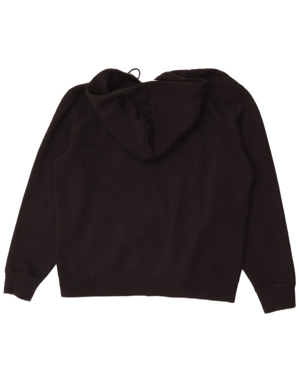 Replay Suéter con capucha y cremallera para hombre 2XL Algodón negro