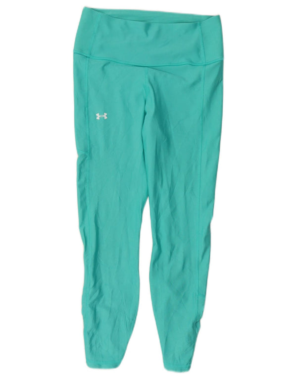 Under Armour Leggings capri para mujer UK 12 Poliéster turquesa mediano