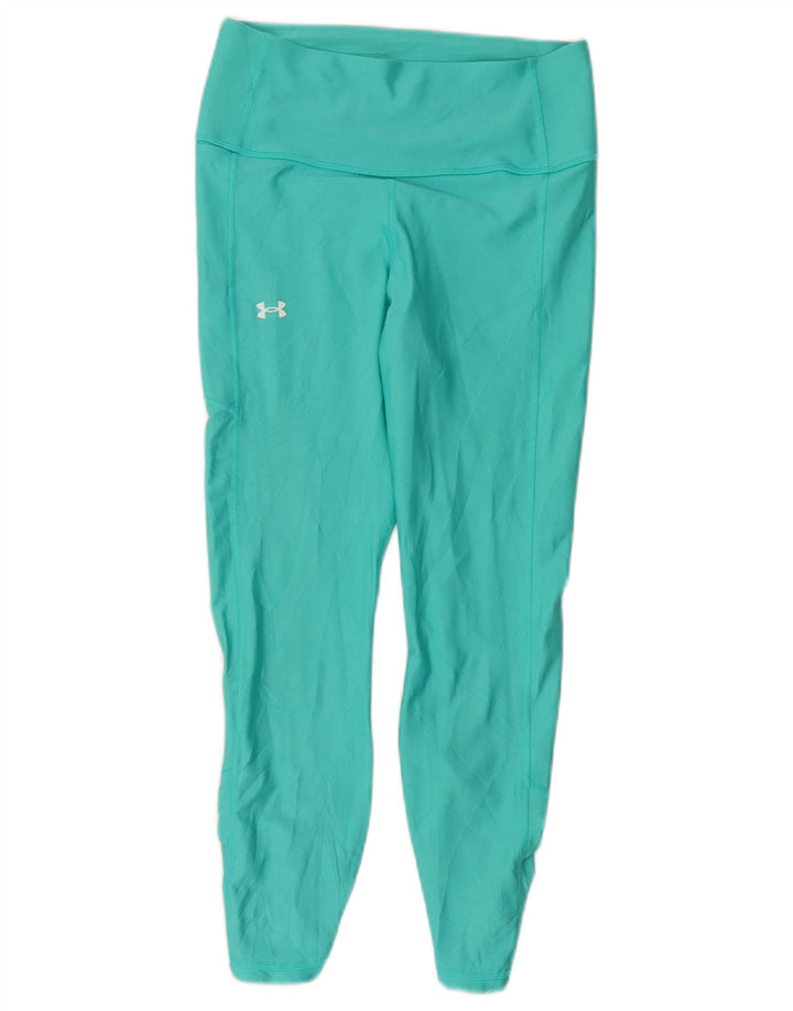 Under Armour Leggings capri para mujer UK 12 Poliéster turquesa mediano