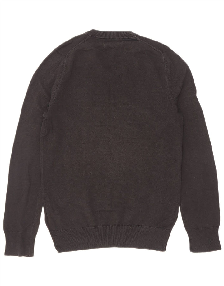 Marks & Spencer Jersey con cuello en V para hombre XS Algodón negro