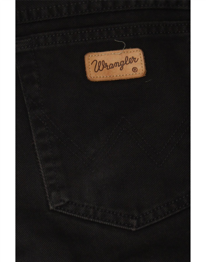WRANGLER Vaqueros rectos para hombre W38 L32 Negro