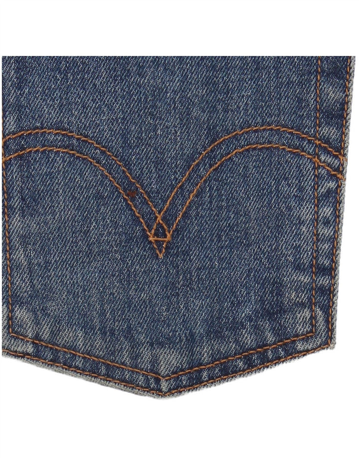 Vaqueros Levi's Mujer Rectos W27 L28 Algodón Azul