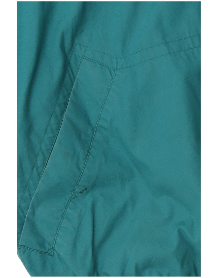 Vintage hombres bomber chaqueta EU 48 algodón verde medio
