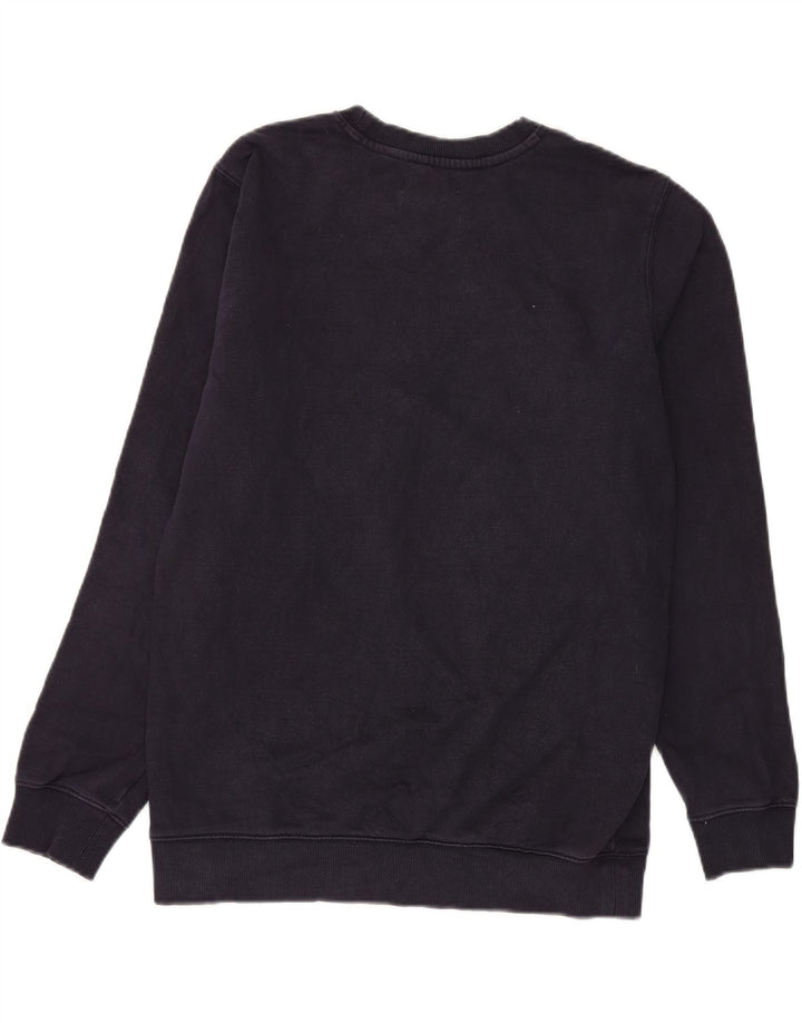Calvin Klein Jeans Mens Graphic Sudadera Jumper Grande Azul Marino
