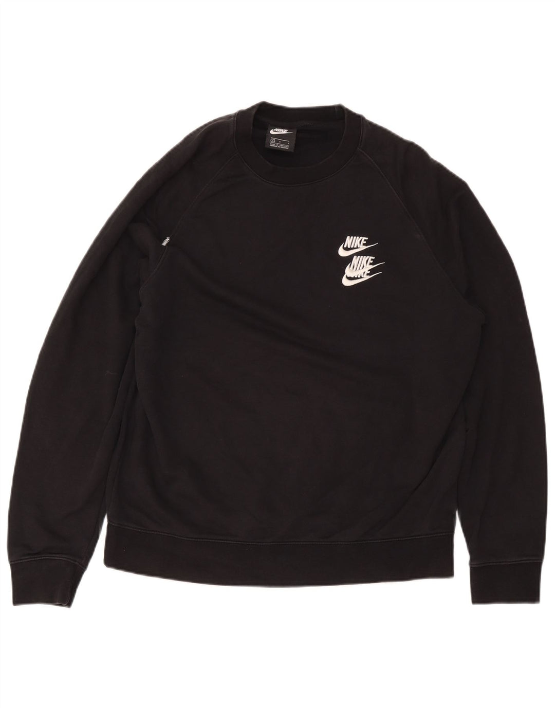 Nike - Sudadera con gráfico para hombre, talla grande, algodón negro