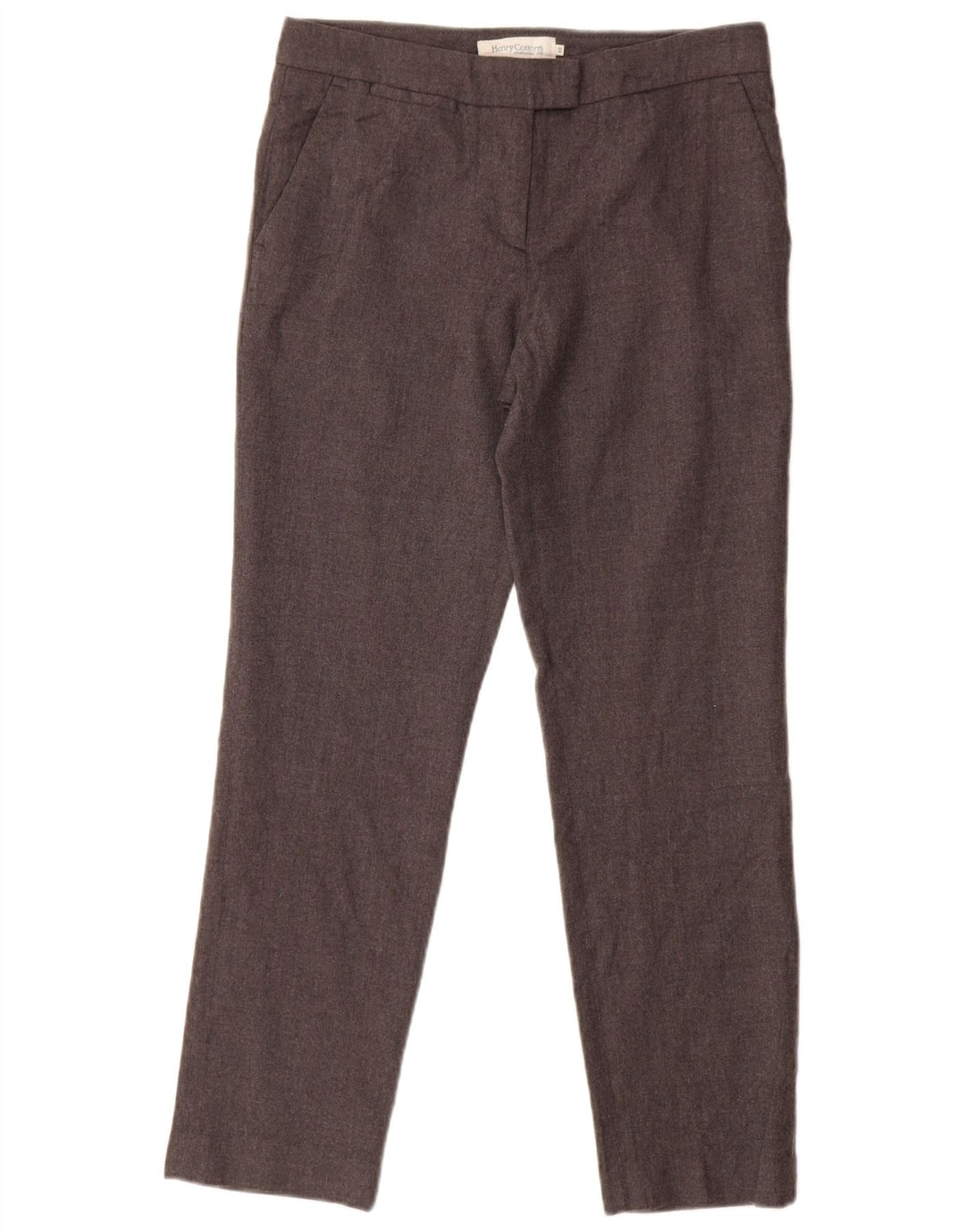 Henry Cottons Pantalón de traje ajustado para mujer IT 42 Medium W30 L26 Lana gris