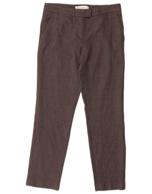 Henry Cottons Pantalón de traje ajustado para mujer IT 42 Medium W30 L26 Lana gris