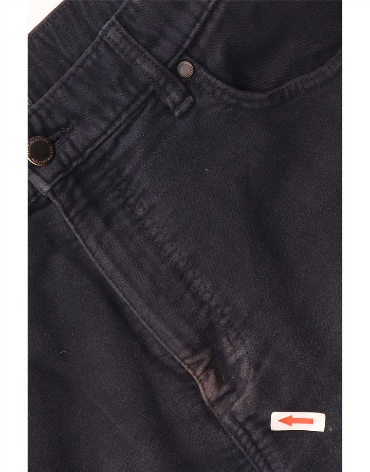 Marks & Spencer Pantalones casuales regulares para hombre W36 L29 Algodón azul marino