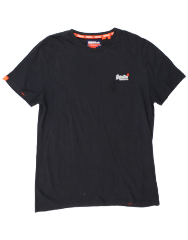 Superdry Camiseta Hombre Top XL Algodón Negro