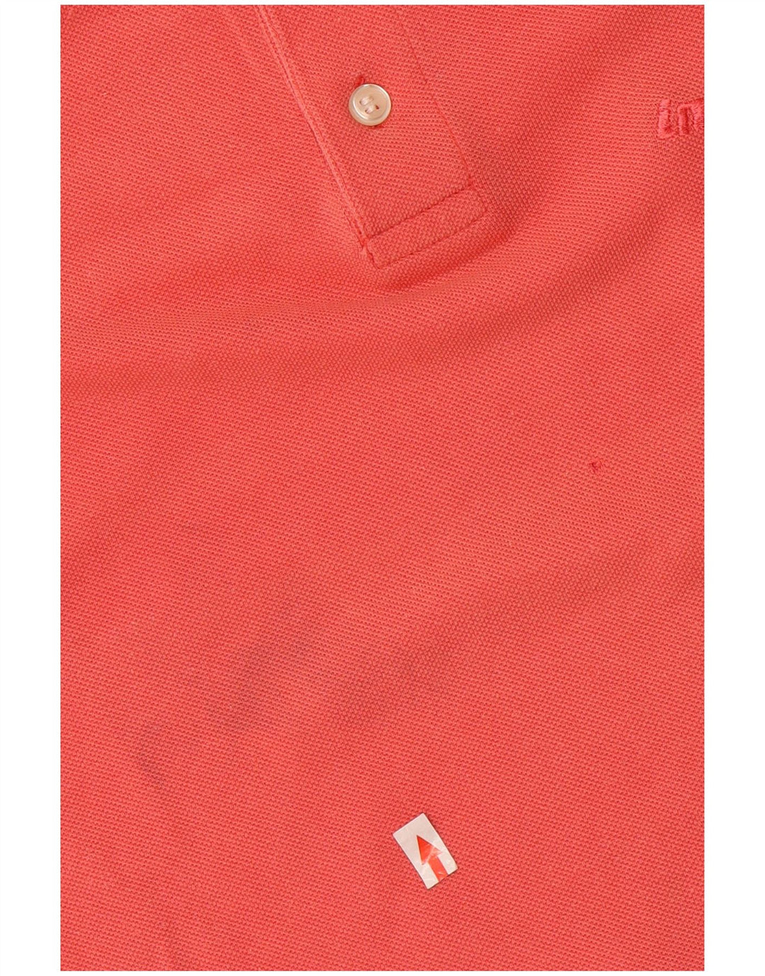 Polo Invicta de manga larga para hombre de algodón rojo grande