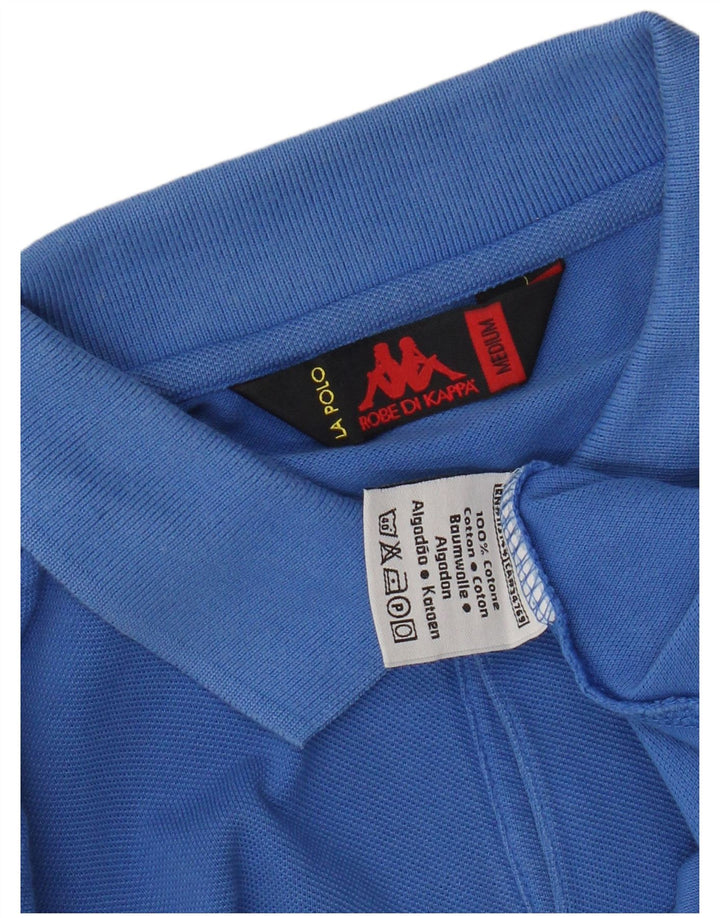 KAPPA Polo Hombre Algodón Azul Medio