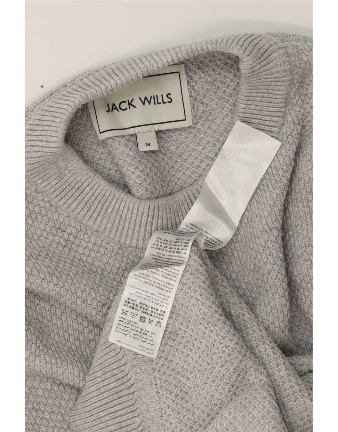 Jack Wills Jersey De Cuello Redondo Para Hombre De Algodón Gris Medio
