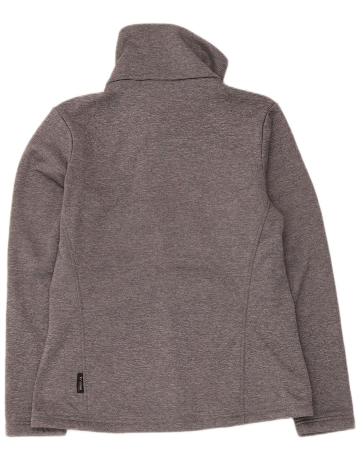 Jack Wolfskin Chaqueta de chándal para mujer UK 40 Gris medio moteado