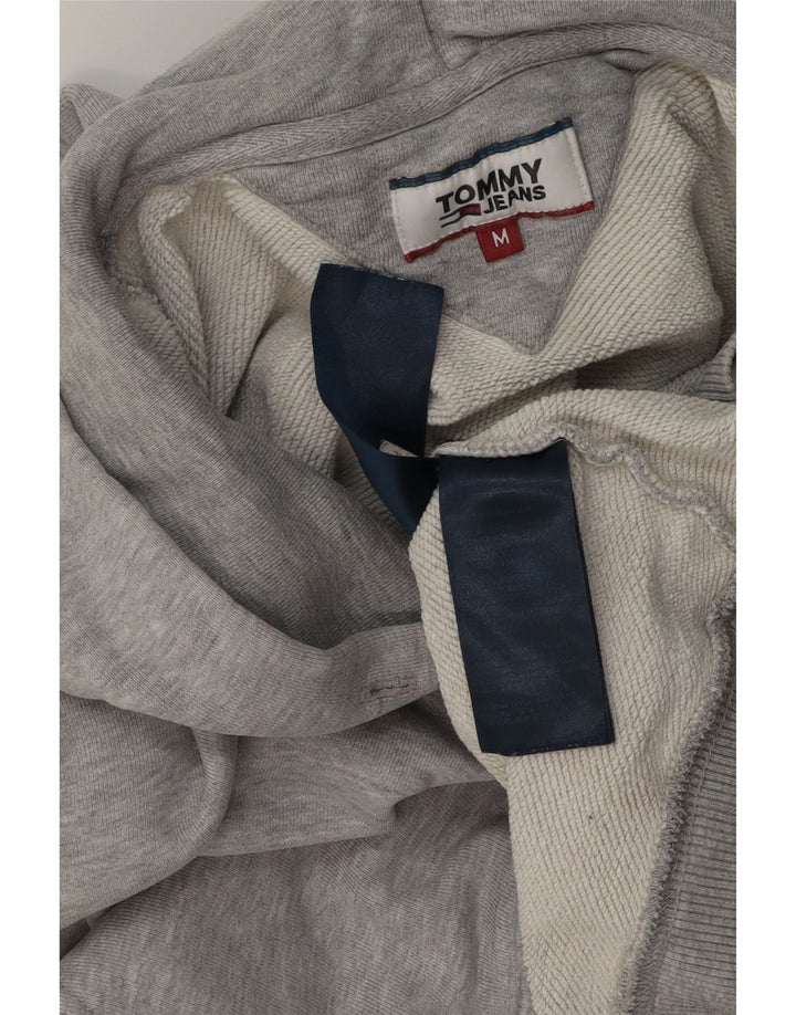 Tommy Hilfiger Sudadera con Capucha para Hombre Jersey Gris Medio Algodón
