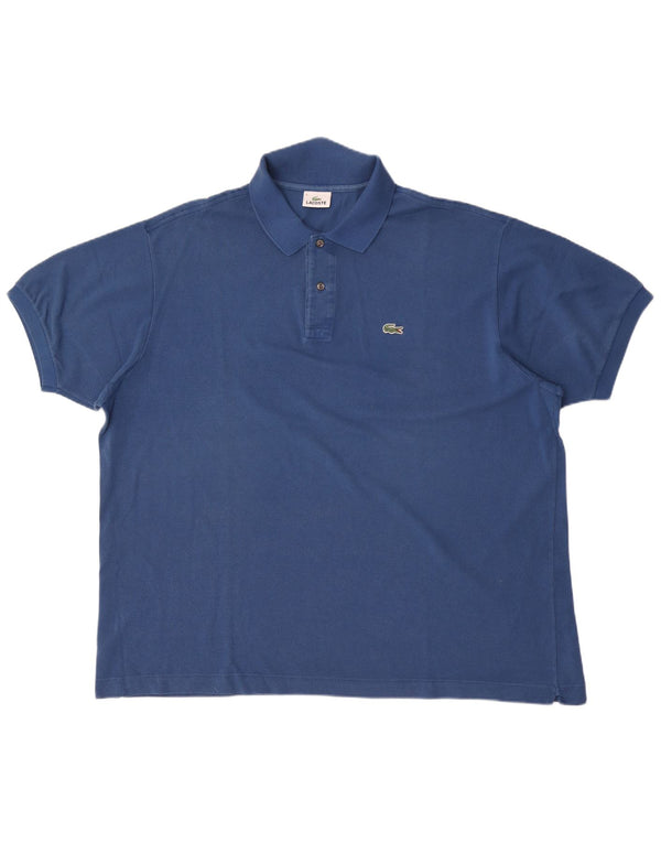 Polo Lacoste para hombre talla 9 4XL algodón azul