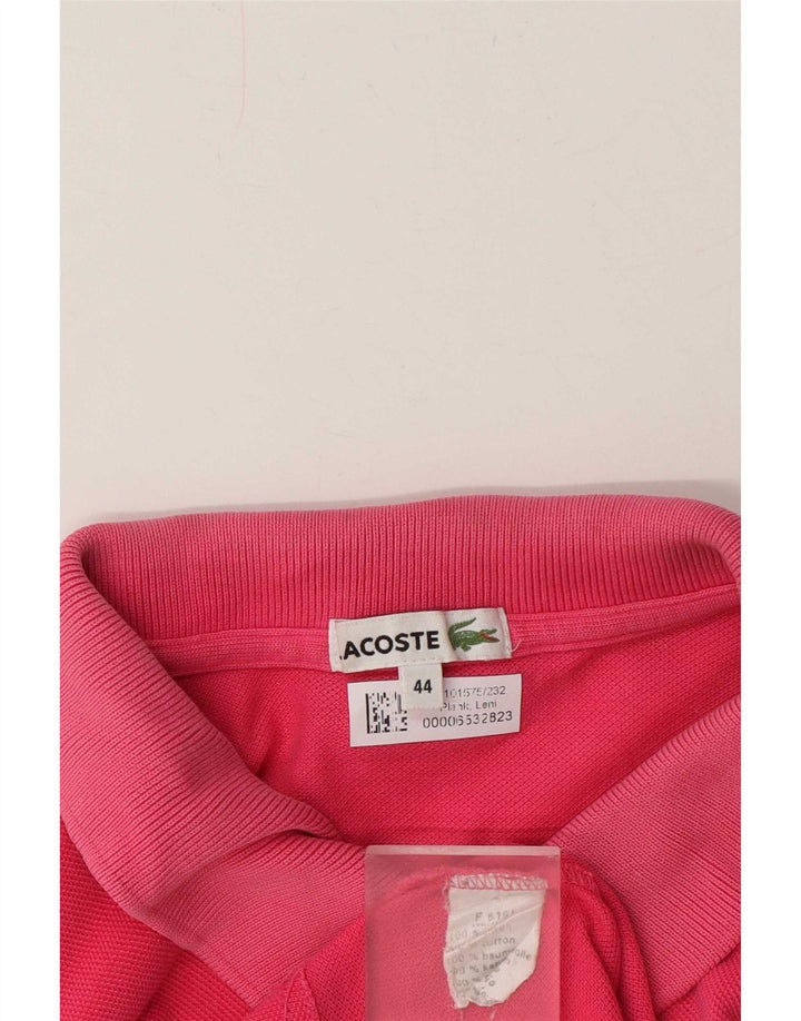 Polo Lacoste Mujer Talla 44 Algodón Rosa Medio