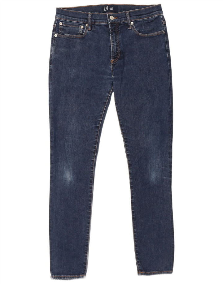 Vaqueros Gap Super Skinny Mujer W31 L30 Azul Marino