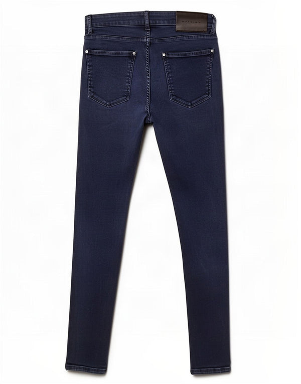 Zara Jeans ajustados para hombre EU 40 Medium W31 L28 Algodón azul marino