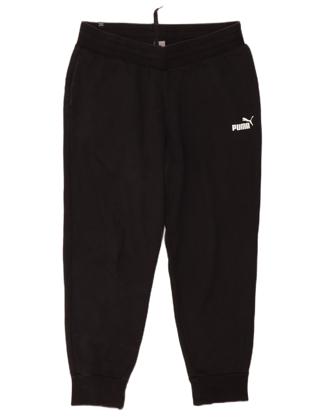 PUMA Pantalones de chándal para hombre Joggers Large Black Cotton