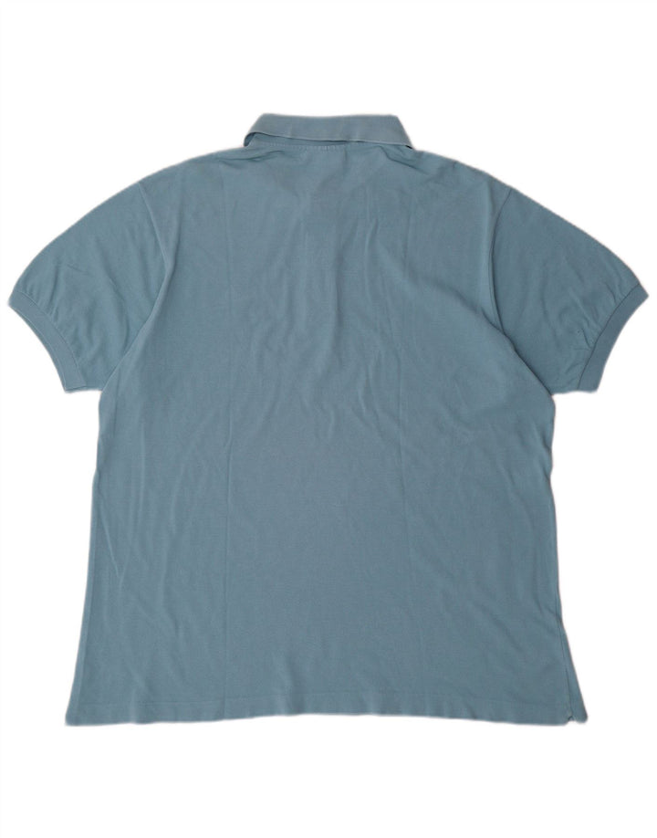 LACOSTE Polo para hombre Talla 6 XL Algodón azul