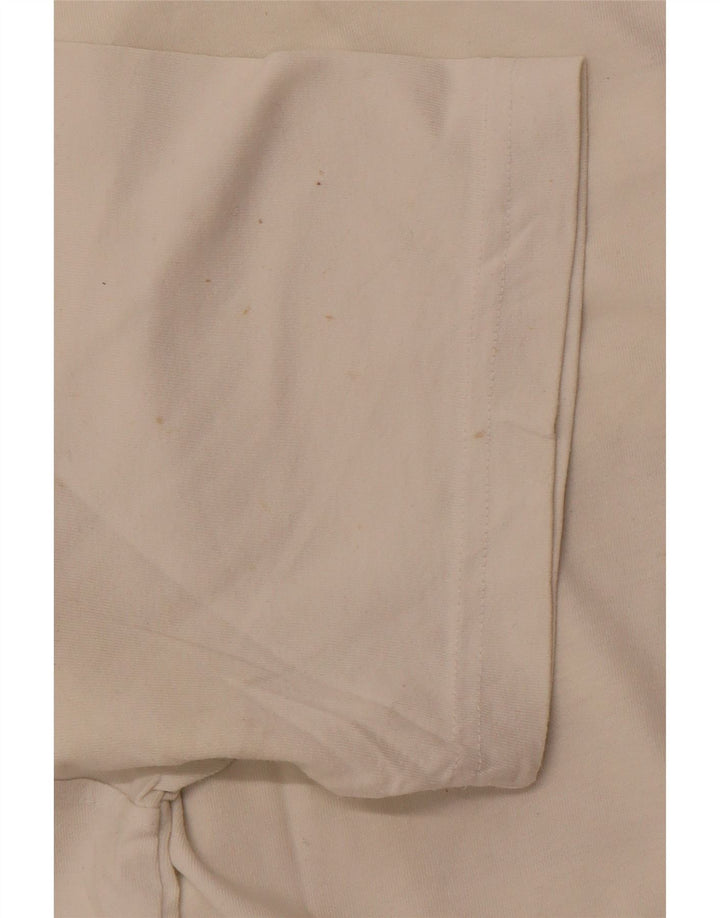 ADIDAS Camiseta gráfica para hombre Top grande de algodón blanco