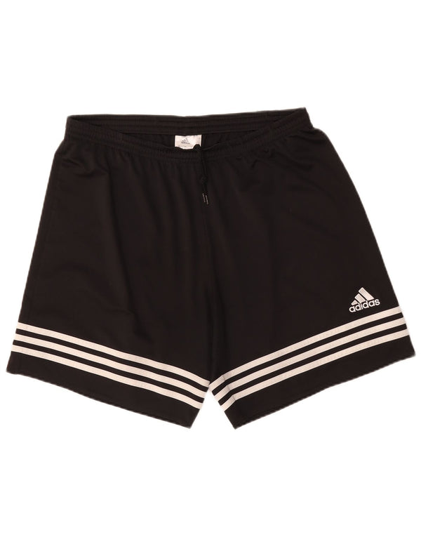 Adidas Mens Climalite Sport Shorts Grande Negro Poliéster