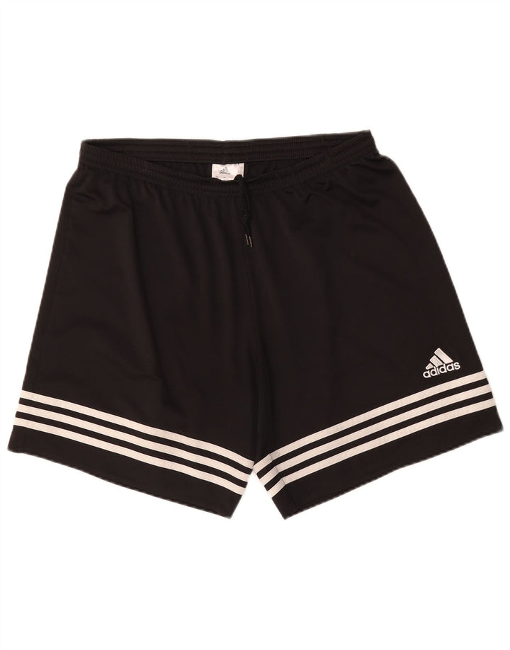 Adidas Mens Climalite Sport Shorts Grande Negro Poliéster