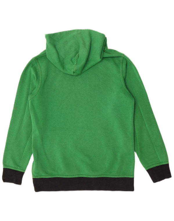 Nike - Sudadera con capucha para niños, talla grande, color verde, algodón, 12-13 años