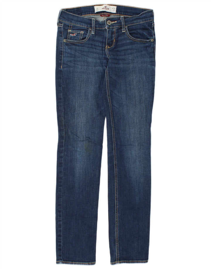 HOLLISTER Jeans ajustados elásticos Socal para mujer US 0 XS W24 L31 Algodón azul