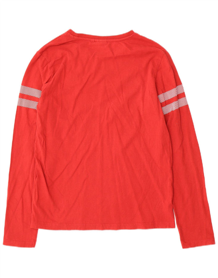 Ellesse Camiseta Niño Manga Larga 13-14 Años Algodón Rayas Rojas