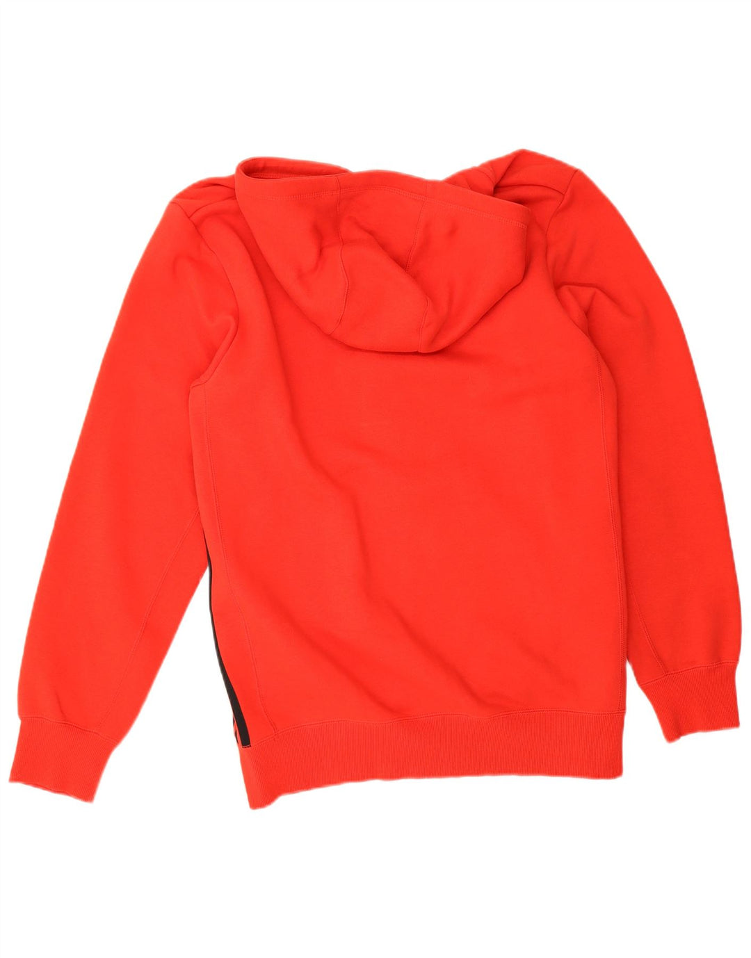 Adidas Hombre Zip Sudadera Con Capucha Suéter Medio Rojo Algodón