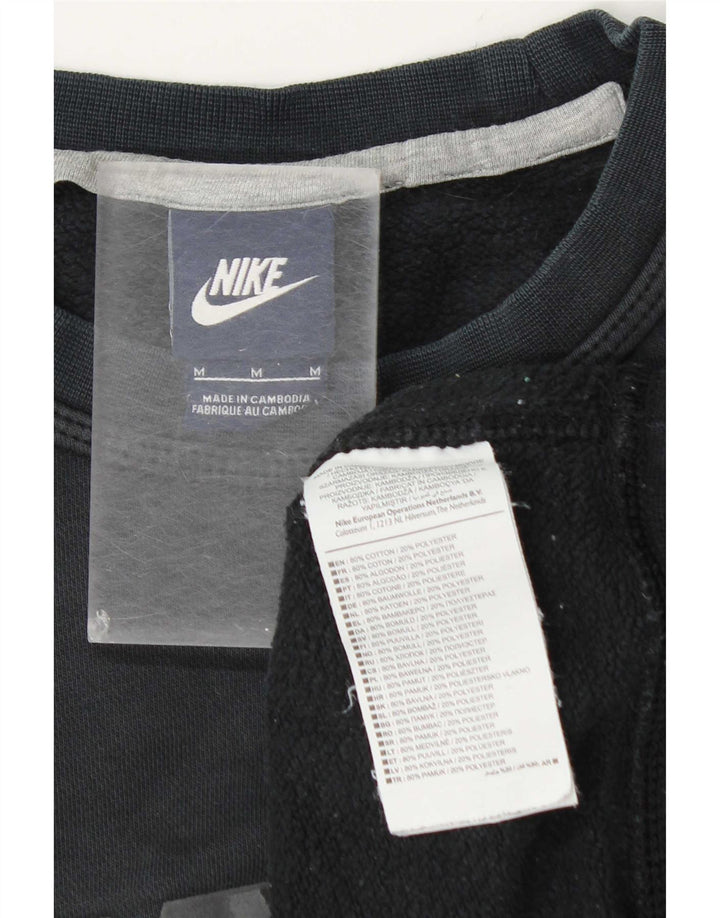 Nike Hombre Sudadera Gráfica Jersey De Algodón Gris Medio