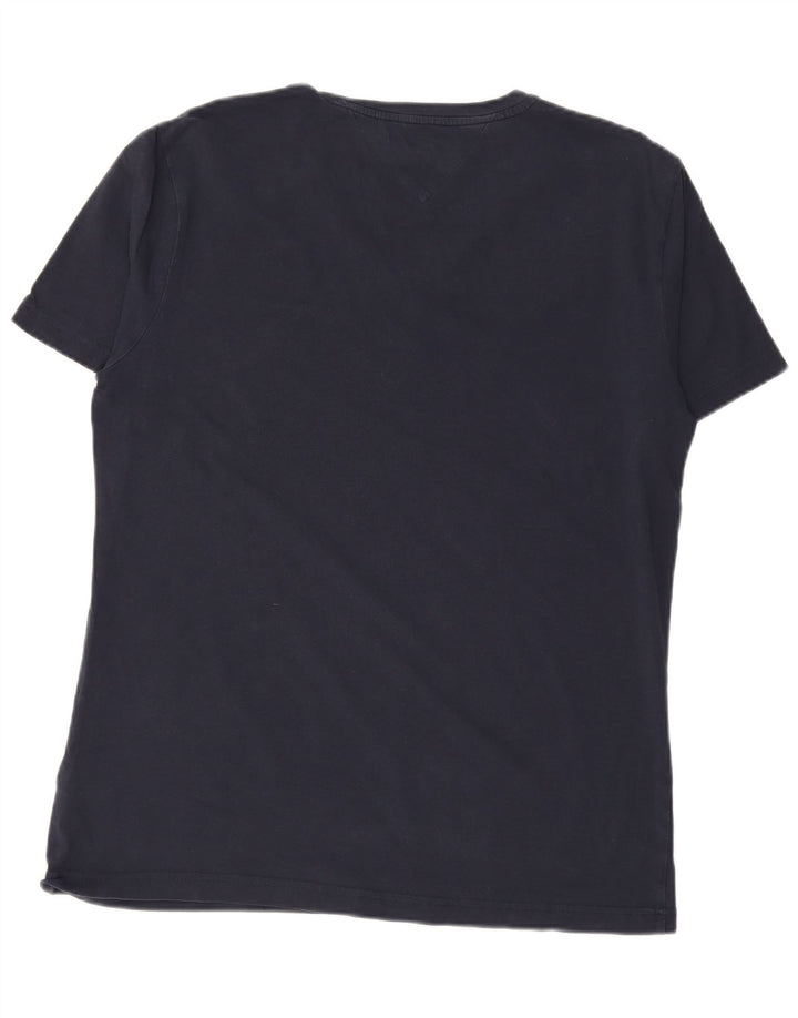 TOMMY HILFIGER Camiseta para hombre Top 2XL Azul marino Algodón
