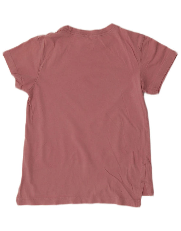 Nike Girls Graphic T-Shirt Top 10-11 Years Medium Pink Cotton