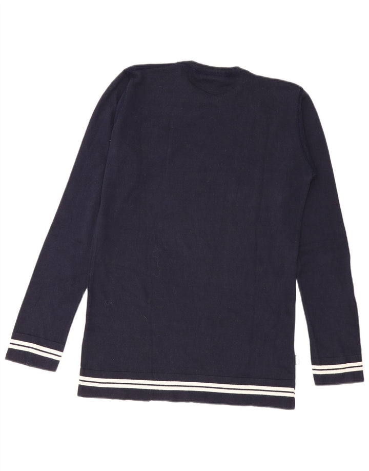 Franklin Marshall - Sudadera para hombre (algodón, tamaño mediano), color azul marino