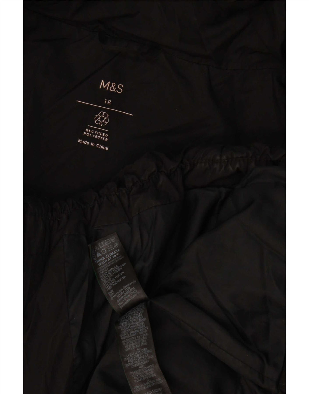 Marks & Spencer Chaqueta acolchada para mujer ES 40 XL Poliéster negro