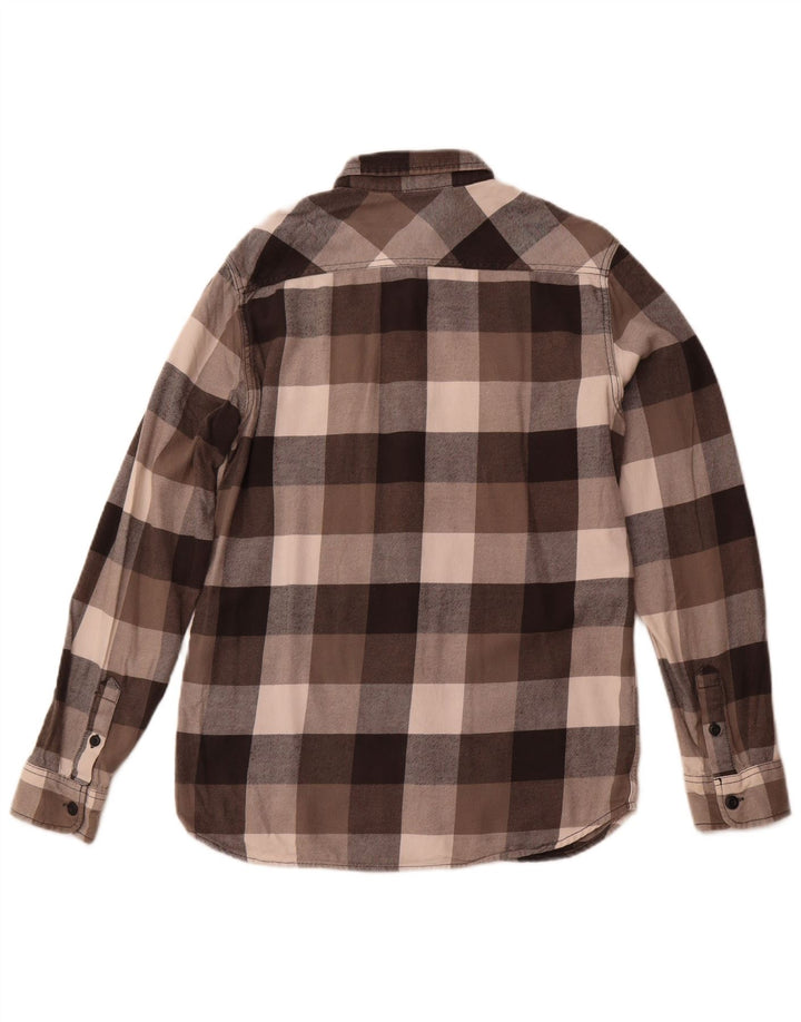 Camisa De Franela Vans Hombre Gris Medio Vichy